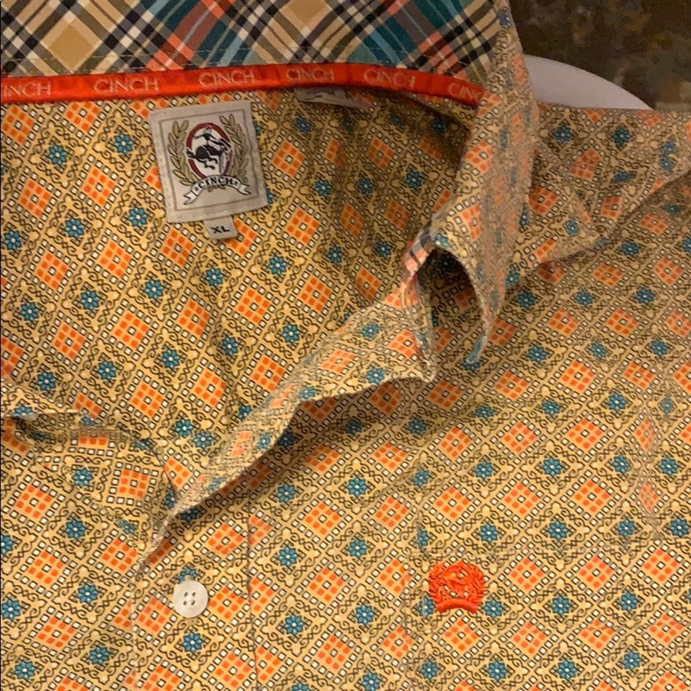 Men’s long sleeve Cinch Button up